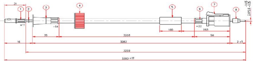 Kilometre Teli- L300 98-