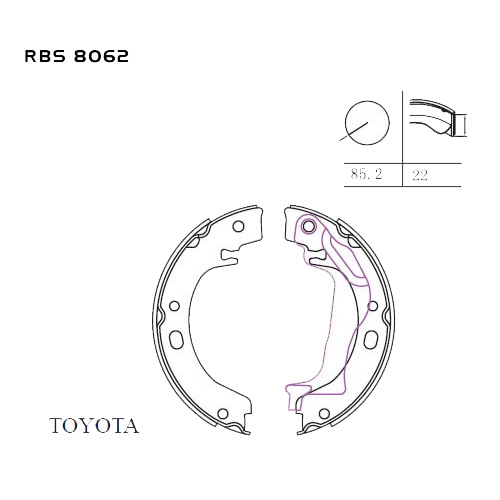 El Fren Balata - Corolla 02-06