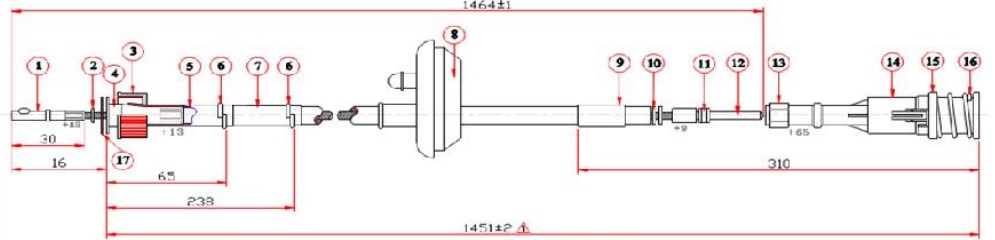 Kilometre Teli- L200 2Wd 98-06 (Turbosuz)