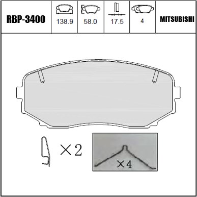 On Fren Balata (Segman Delikli) - L200 19- / Eclipse Cross 17- / Outlander 12-