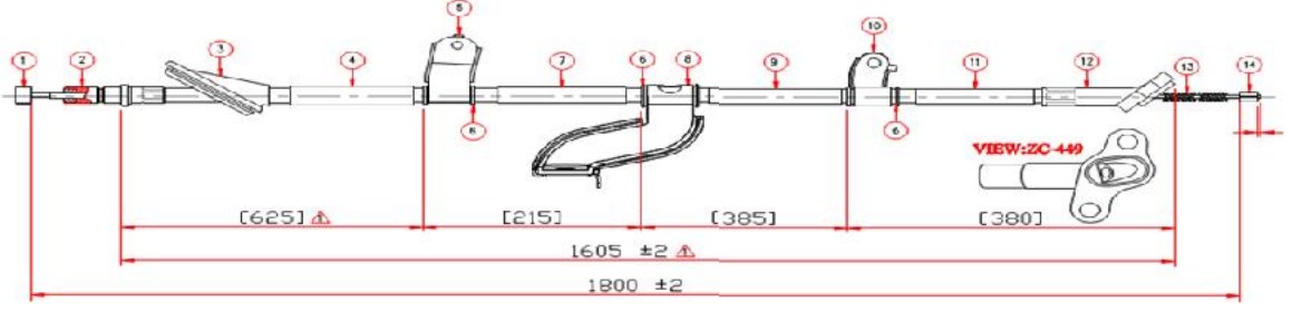 Arka El Fren Teli Sag- Crv 07-